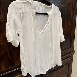 Naked Zebra Elegant Cream Blouse